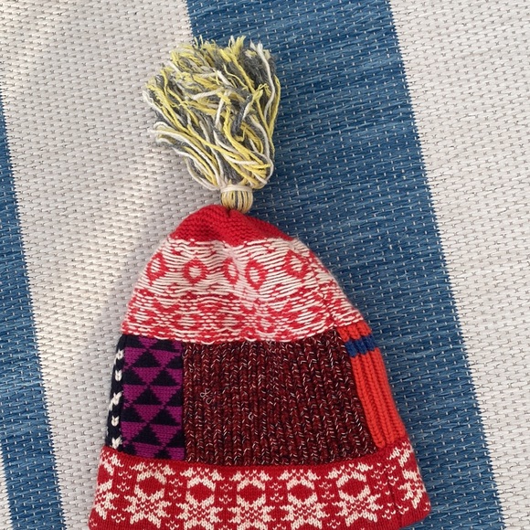 Burberry Unisex Cashmere/Wool SLOUCHY, “Patchwork” Knit Beanie! Like Brand NEW🔥 - Picture 11 of 15